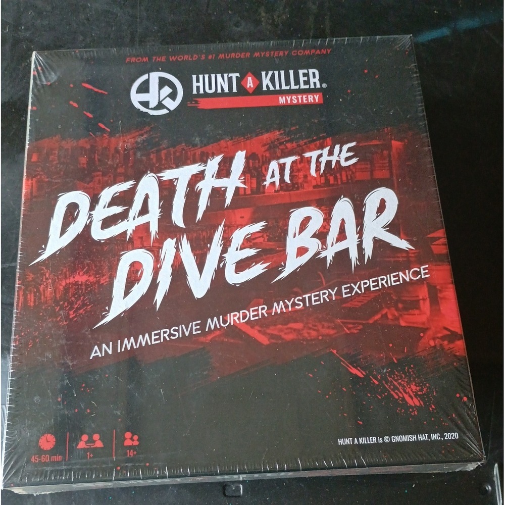 Hunt A Killer, Death at the Dive Bar Murder Mystery Game NEW Sealed Standalone